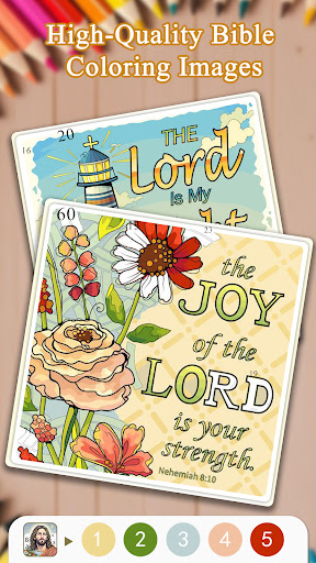 Bible Color Paint By Number screenshot