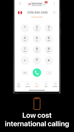 Captura de pantalla de Phoner: Second Phone Number