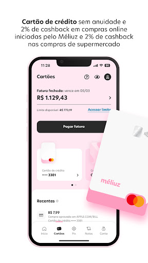 Méliuz: Cashback e Nota Fiscal Screenshot
