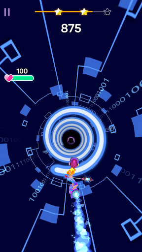 Captura de pantalla de Rainbow Surfer: Dúo de Colores