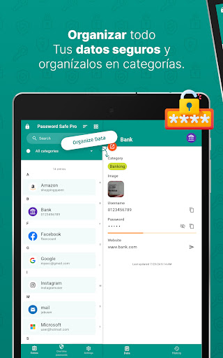 Captura de pantalla de Password Safe and Manager