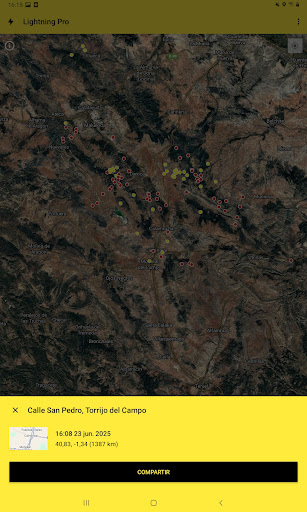 Captura de pantalla de My Lightning Tracker