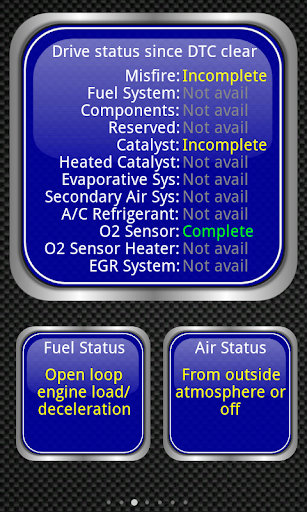 Captura de pantalla de Torque Pro (OBD2 / coche)