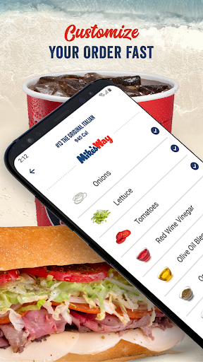 Captura de pantalla de Jersey Mike's