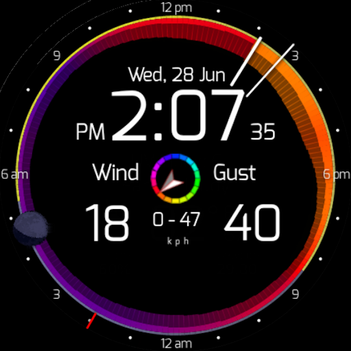Captura de pantalla de SkyHalo Weather for Wear OS