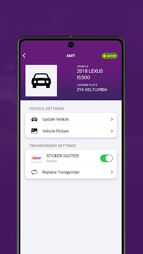 E-PASS Toll App screenshot