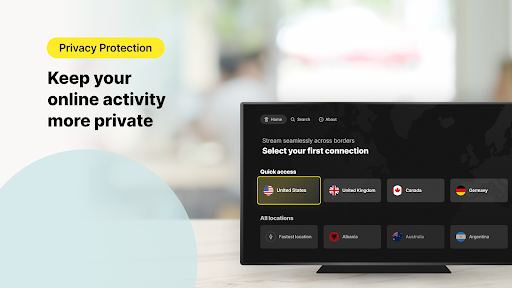 Captura de pantalla de Norton VPN: Secure Wi-Fi Proxy
