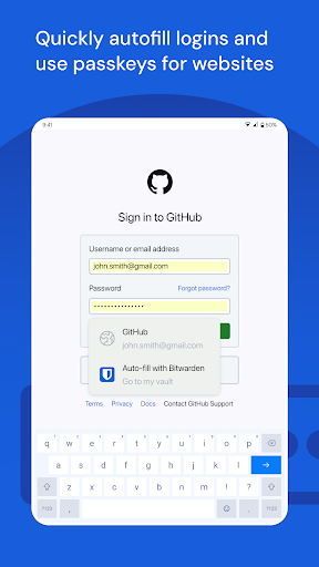 Captura de pantalla de Bitwarden - Password Manager