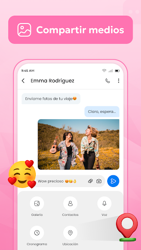 Captura de pantalla de Mensajes: todo en un solo chat