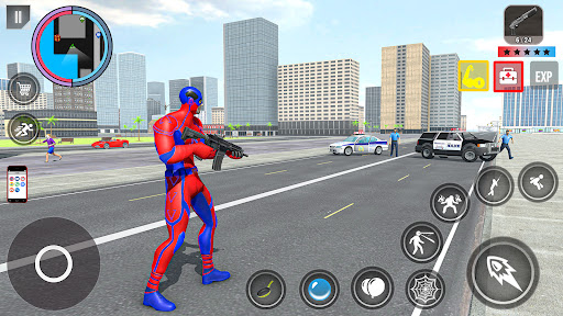 Captura de pantalla de Rope Action City Fighting Game