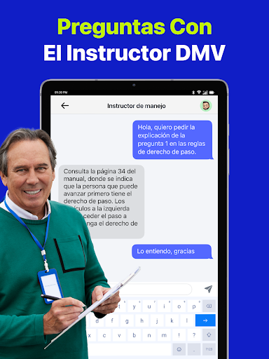 Captura de pantalla de Prueba práctica DMV 2026