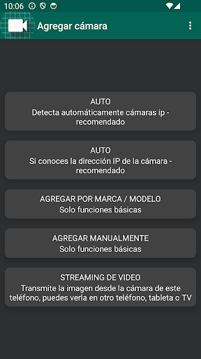 Captura de pantalla de Visor de cámara IP WiFi