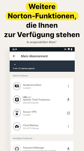Norton Identity Screenshot
