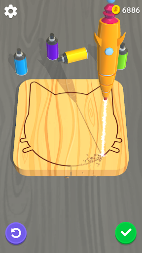 Captura de pantalla de Wood Turning 3D - Carving Game