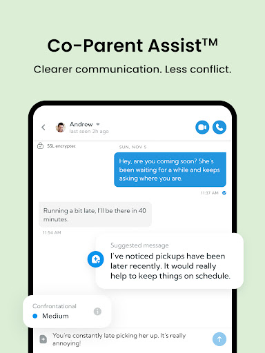 Captura de pantalla de AppClose: Co-Parent Essentials