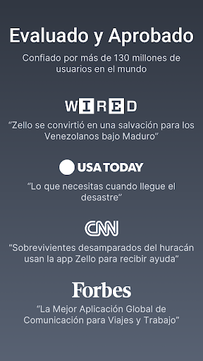 Captura de pantalla de Zello Walkie Talkie