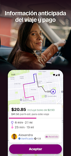 Captura de pantalla de Lyft Driver