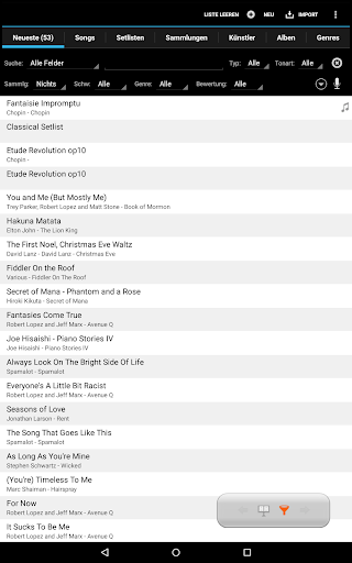 MobileSheets Screenshot