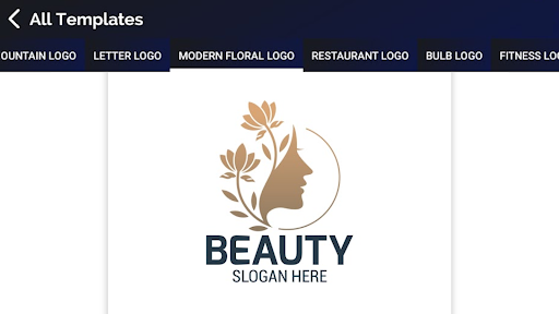 Captura de pantalla de Creador de logos y diseñador