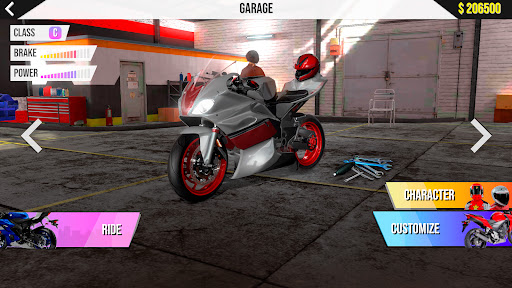 Captura de pantalla de Motorcycle Real Simulator