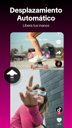 Captura de pantalla de TikTok Lite - Ahorra Datos