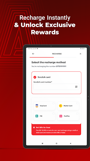 Asiacell screenshot
