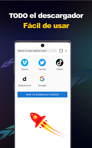 Captura de pantalla de Descargador de vídeos HD