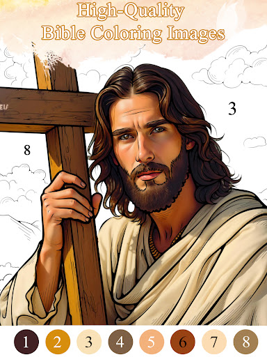 Bible Color Paint By Number screenshot