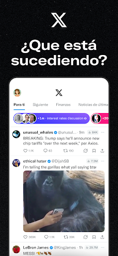 Captura de pantalla de X (Anteriormente Twitter)