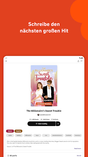 Wattpad - Wo Geschichten leben Screenshot