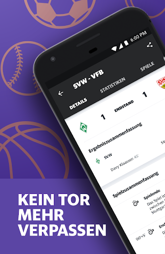 Yahoo Sport Screenshot