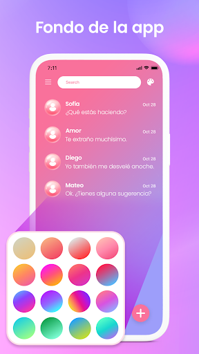 Captura de pantalla de Messenger - Color SMS