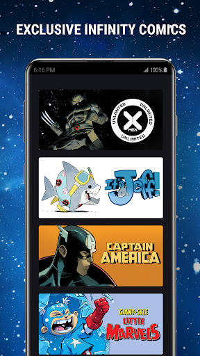 Captura de pantalla de Marvel Unlimited