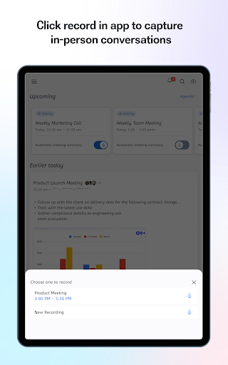 Captura de pantalla de Otter: Transcribir Notas