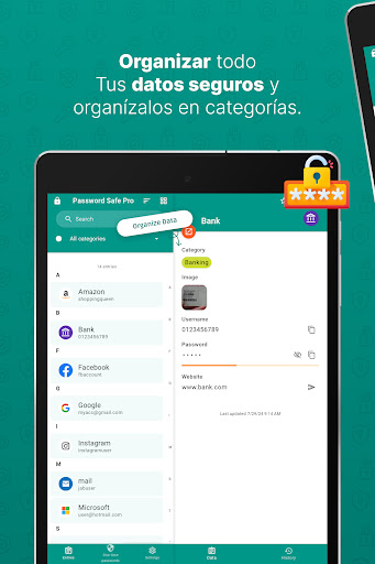 Captura de pantalla de Password Safe and Manager