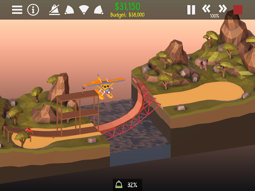 Captura de pantalla de Poly Bridge 2