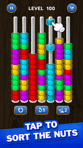 Nut Sort Puzzle - Color Sort screenshot