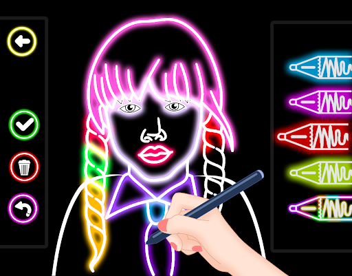 Captura de pantalla de Princess Coloring Book Glitter