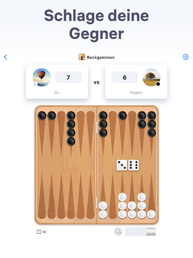 Backgammon - Brettspiel Screenshot