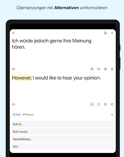 DeepL Übersetzer Screenshot