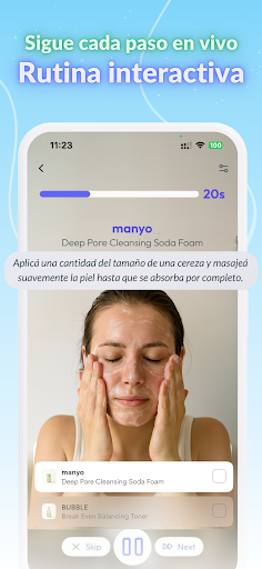 Captura de pantalla de Skin Bliss Rutinas de skincare