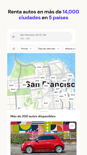 Captura de pantalla de Turo — Renta diferente