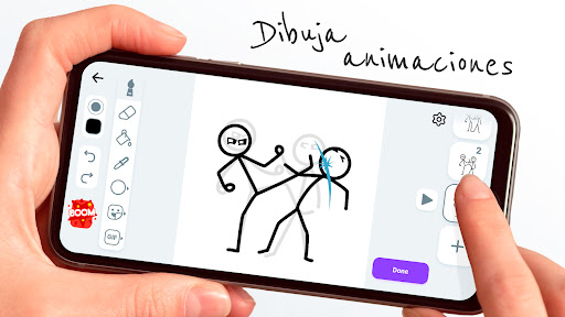 Captura de pantalla de Stickman: dibujar animación