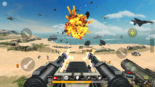 Captura de pantalla de World War: Army Battle FPS 3D
