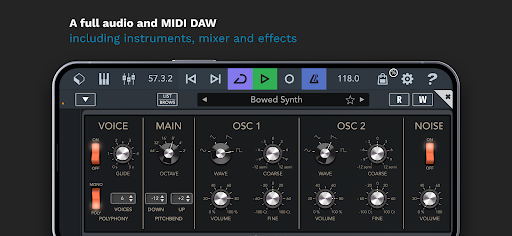 Captura de pantalla de Cubasis 3 - DAW & Music Studio