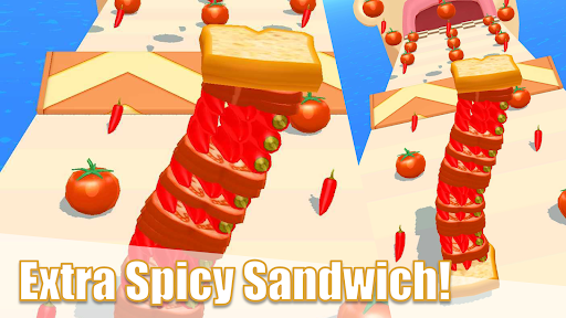 Captura de pantalla de Sandwich Runner