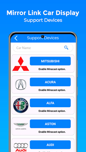 Mirror Link Car Display screenshot
