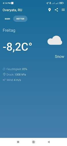 Innenthermometer Screenshot