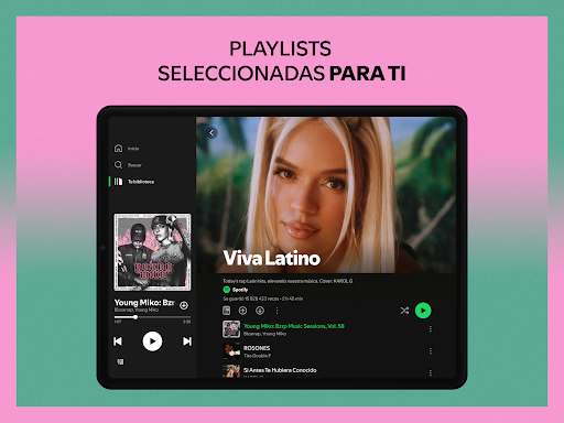 Captura de pantalla de Spotify: app música y podcasts