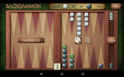 Captura de pantalla de Backgammon Pro